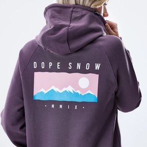 Dope snow hoodie size medium ladies